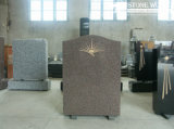 Granite Stone Monument / Tombstone with Custom Design - Tt16