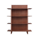 Modern Bookcase Wooden Bookshelf Walnut