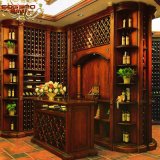 Villa Big Bottle Holder Wood Wine Cabinet Storage Rack (GSP19-012)