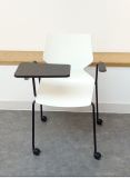 Plastic Conference Chair with Writing Tablet