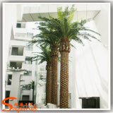 Outdoor Decoration Steel Artificial Fake Plastic Fake Palm Trees Cheap