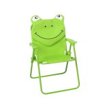Green Frog Folding Beach Chair with Armrest (MW11036)