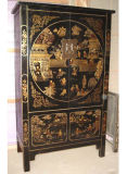 Chinese Antique Furniture Big Wooden Painted Cabinet Lwa164