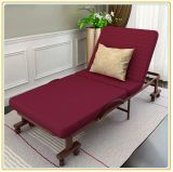 Newest Design Modern Furniture Folding Metal Single Bed (190*65cm)