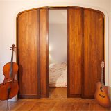 American Design Solid Wood Doors/ Sliding Barn Door for Hotel