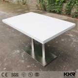 4 Seater Round Solid Surface Coffee Dining Table with Chair