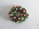 35cm PVC Artificial Christmas Home Decoration Gift Wreath