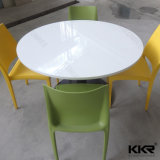 Kingkonree Modern Furniture Round Solid Surface Dining Room Table