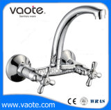 Double Handle Wall Mounted Faucet (VT61002)