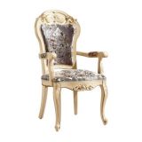 Hotel Chair/Leisure Chair/Villa Furniture/Dining Chair/Restaurant Chair/Luxury Banquet Chair/Antique Chair/Luxury Carving Flower Chair (GLQQ-002)