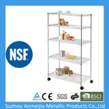 Standard 820 Lbs NSF BSCI Commercial 6 Layers Chrome Metal Wire Shelf