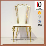 Luxury Royal Throne Wedding Golden Stainless Steel Chair