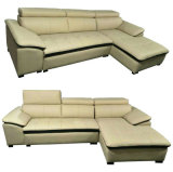 L Shape Wholesale Price Office Furniture Leather Sofa (A80)