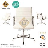 White Leather Ergonomic Swivel Chair (GV-EA108)