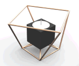 Single Home Decor Geometry Candle Holder