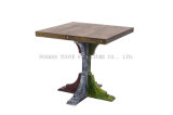 Square Metal Frame and Stand Restaurant Table