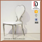 Silver Unique Poker Design Chair Stainless Steel Wedding Chair