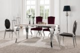 Simple Modern Style Dining Room Stainless Steel Dining Table