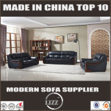 1+2+3 Leather Sofa with Tight Back