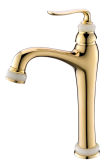 Iran Style Classical Gold Surface Basin Faucet