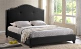 Modern Bed with Upholstered Headboard