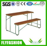 New Design School Double Table with Bench (SF-47D)