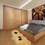 Oppein Classic Bedroom Furniture Melamine Wooden Wardrobe (YG11149)