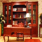 Large Office Wood Bookcase with Drawers (GSP18-020)