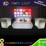 Modern LED Glow Leisure Patio Home Villa Furniture LED Bar Sofa Chair