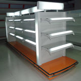 Supermarket Shelf Cosmetic Display Shelving with Light Box