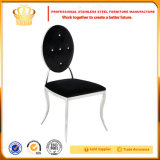 Oval Shaped Wholesale Stainless Steel Metal Dining Chair