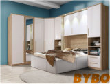 High Glossy White Lacquer Door Shutter Wardrobe (BY-W-19)
