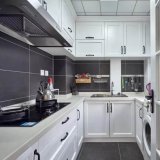 White Shaker Luxury Modular Kitchen Cabinets Solid Wood Direct From China