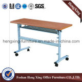 Double Seat Wooden School Folding Table (HX-5D151)