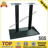 Rectangular Top Steel Base Restaurant Table