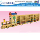 Wooden Toy Train Modeling Cabinet for Kids Wooden Role Play (HB-04802)