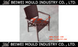Plastic Arm Chair with Rattan Design Injection Mould
