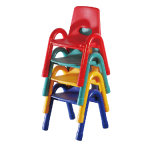 Stackable Kindergarten Color Plastic Kids Chairs