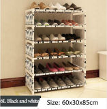 Shoe Cabinet Shoes Racks Storage Large Capacity Home Furniture DIY Simple Portable Shoe Rack (FS-06J)