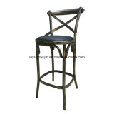 Restaurant Bar Furniture Cross Back High Bar Chair Stools (JY-H17)