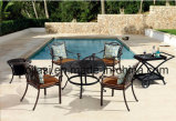 Outdoor /Rattan / Garden / Patio/ Hotel Furniture Cast Aluminum Chair & Table Set (HS 3177C& HS 6115DT&HS 5003RC & Ice bucket)