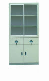 Steel Painted Medicine Cabinet with Glass Doors (U-7)