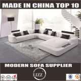 Norway Top Grain Genuine Leather Sofa (Lz2212)