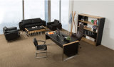 New Wooden Leather PVC Modern Office Desk (V30)