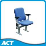 HDPE Blow Molding Plastic Folding Chair with Armrest for Soccer, Basketball Stadium