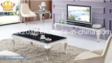 1.2mm Thickness Stainless Steel Frame Coffee Table Sj802