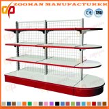Supermarket Double Sided Back Wire Mesh Display Shelf (Zhs136)