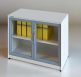 2017 Modern Steel Glazed Swing Door Filing Cabinet