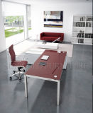 Modern latest Executive Office Table Design with Glass Desktop (SZ-OD493)