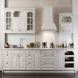White Matt PVC Foil Custom Made Kitchen Cabinet (ZH-P02)